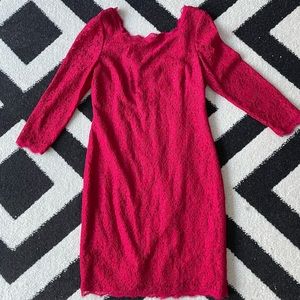 Adrianna Papell | Worn Once Lace Sheath Dress Size 8